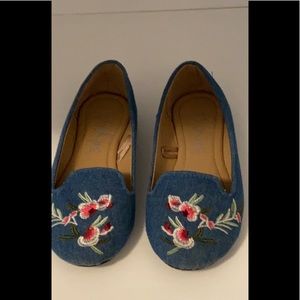 Girls denim shoes size 12